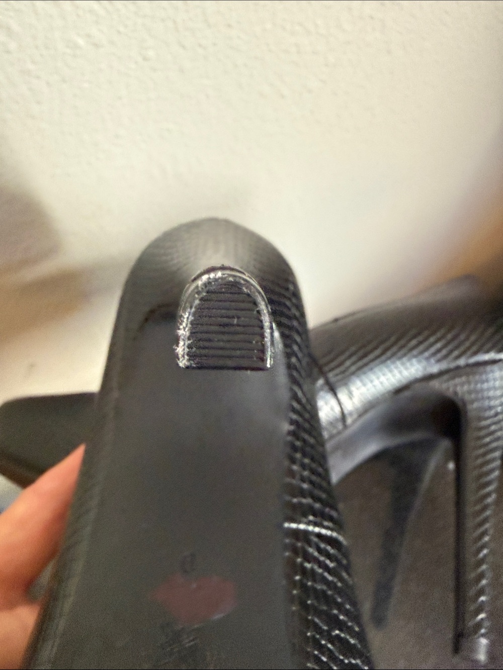 BCBG Generation Black Aligator Pointed Pump - Picture 4 of 9
